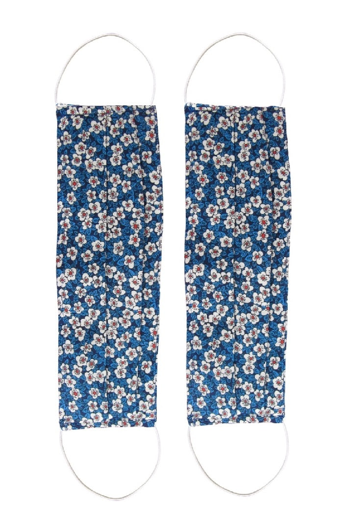 Pack of 2 Silk Face Masks With Integrated Filter in Small Floral