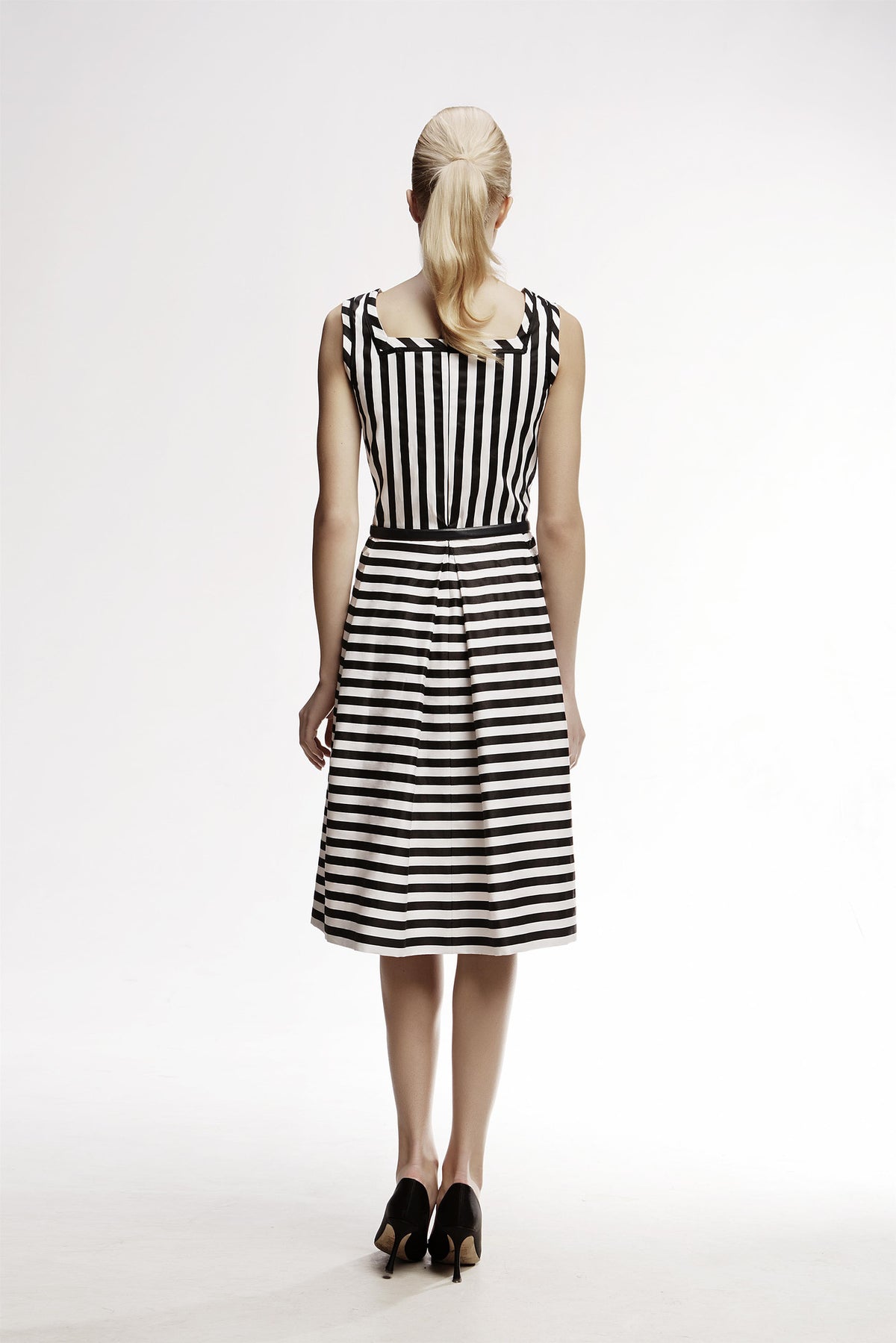 Striped Sleeveless Dress