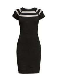 Bodycon Dress with Cut-Out Detail in Black