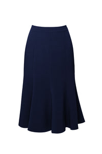 Midi skirt in navy