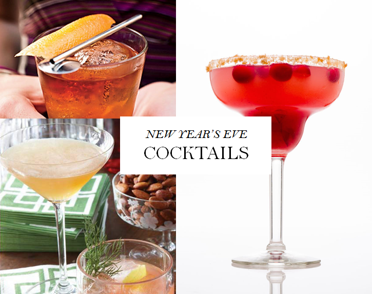 New Year's Eve Cocktails : Greet 2018 in Style