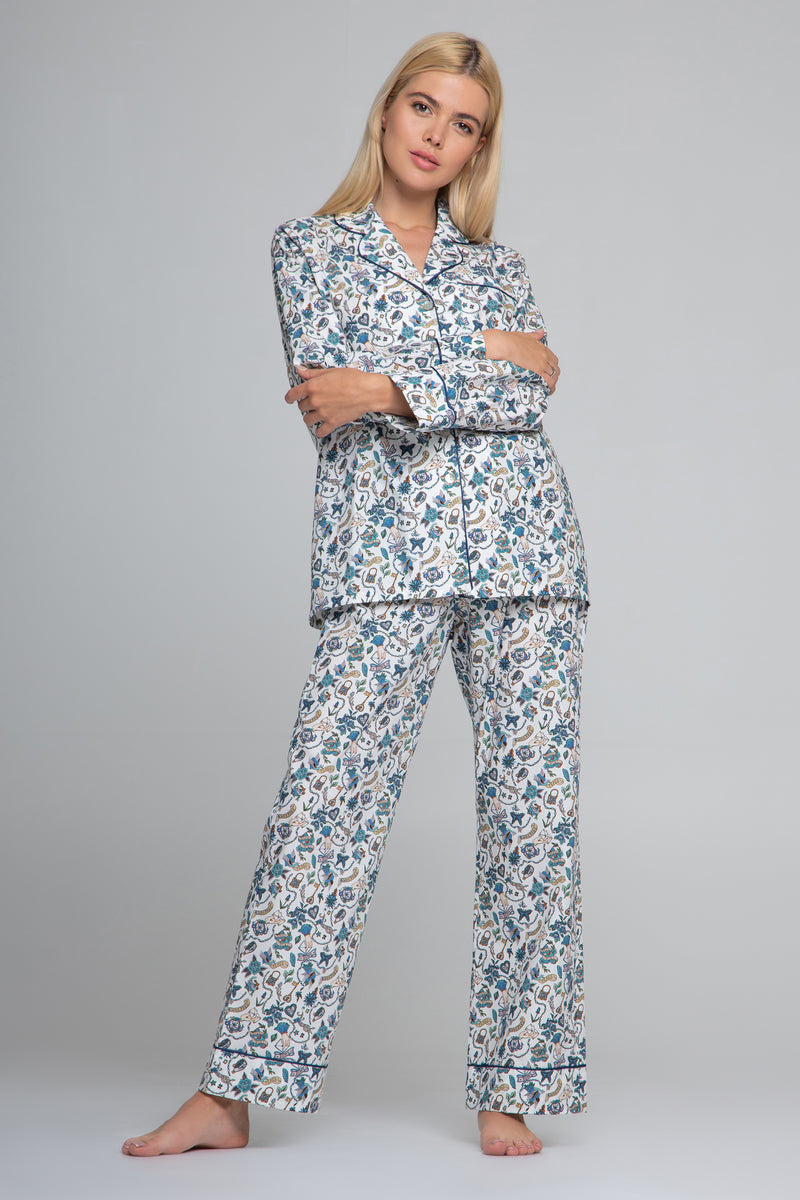 True Love Liberty Print Cotton Pyjama Set