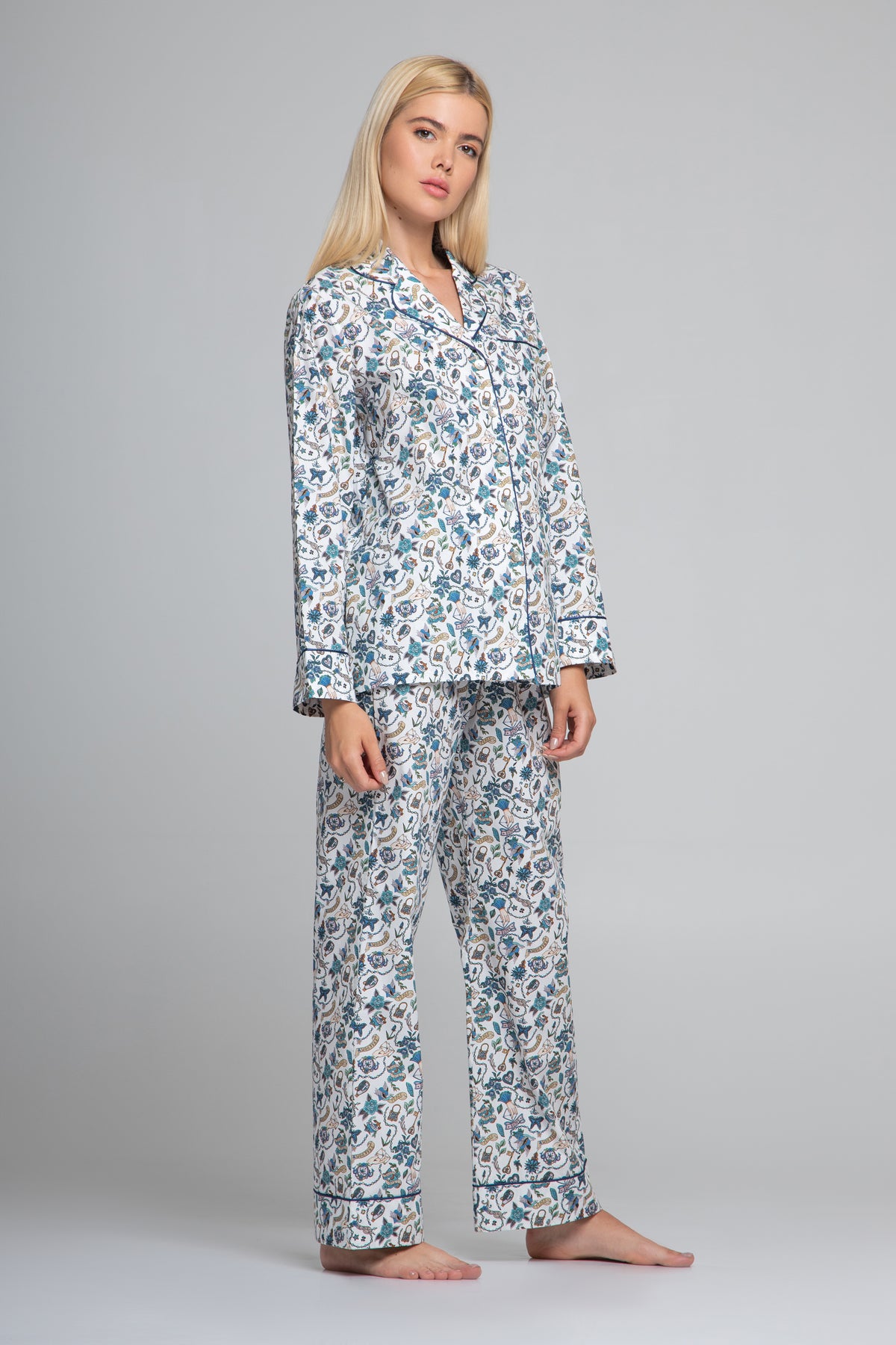 True Love Liberty Print Cotton Pyjama Set