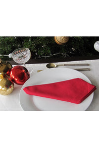 Set of 4 Linen Napkins – Red