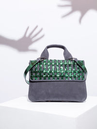 Chequer Green Mirror Bag