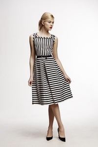 Striped Sleeveless Dress